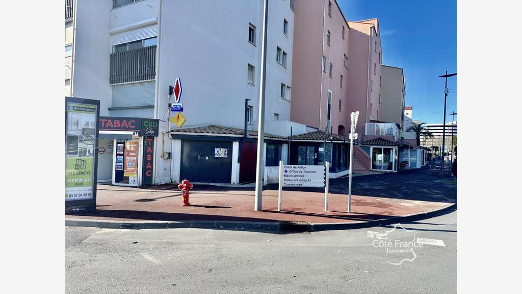 Vente murs commerciaux libres de 88m² Cap d'Agde