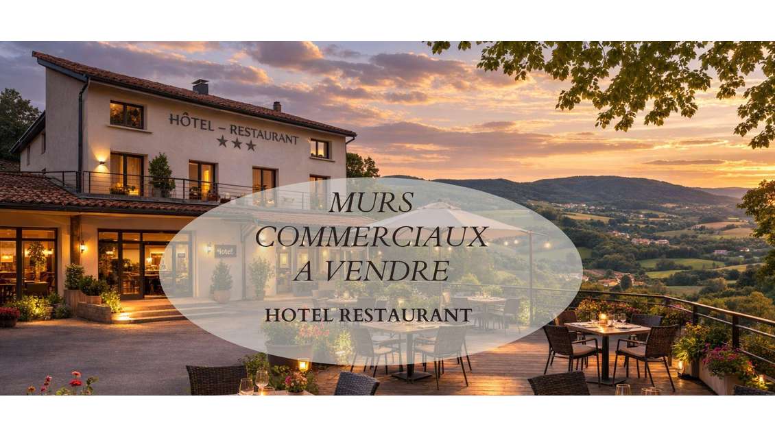Vente murs commerciaux hôtel à 30mn de Roanne