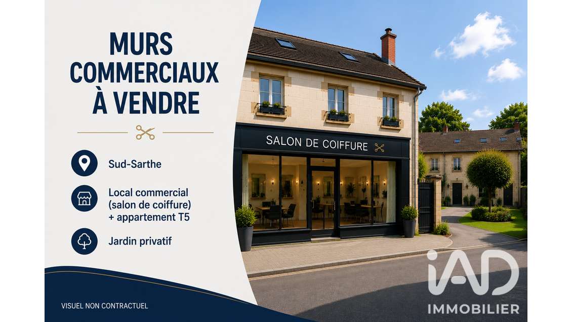 Local commercial à Le Lude