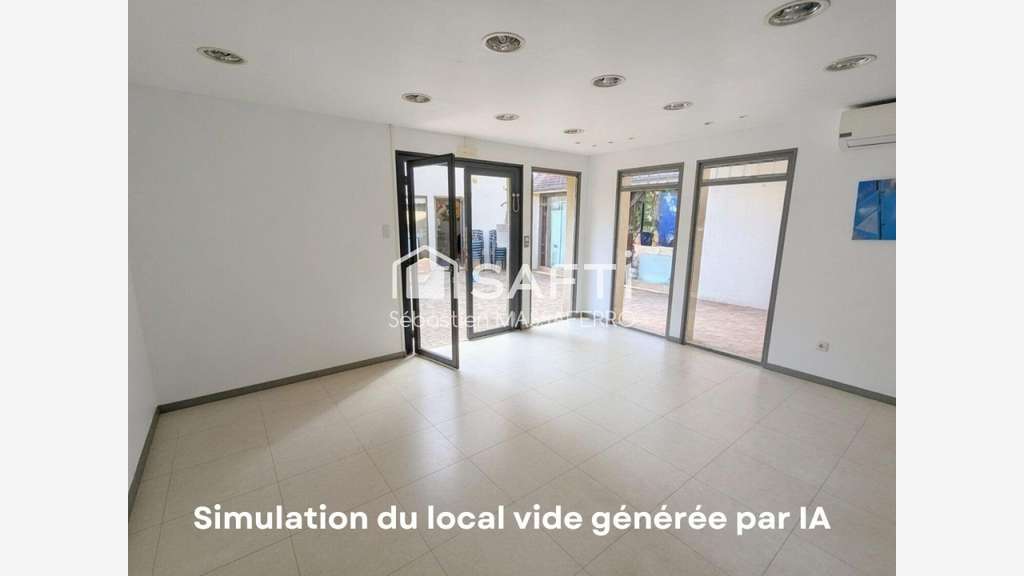Vente local commercial de 67m² au cœur de Léré