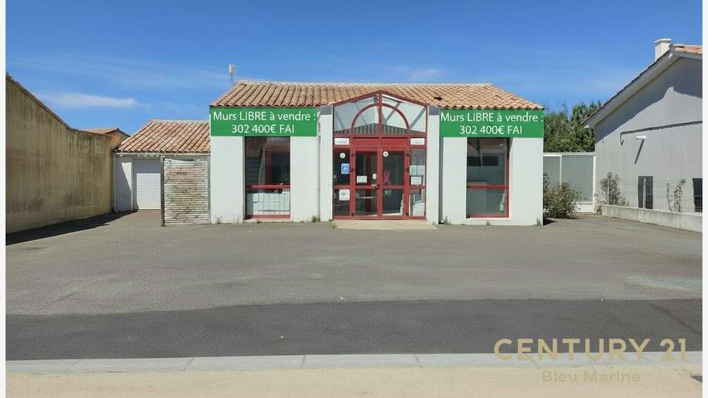 Vente murs commerciaux 169m² aux Sables d'Olonne