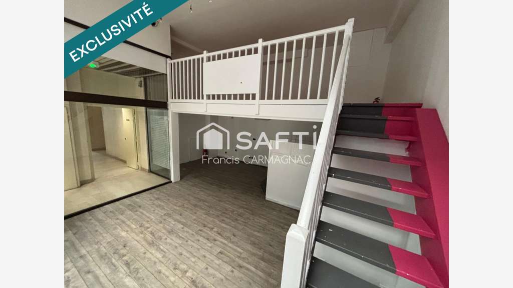 Vente local commercial 50m² centre ville Libourne