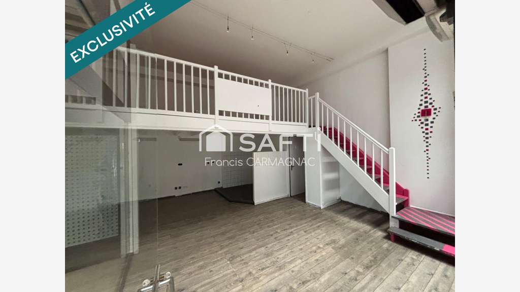 Vente local commercial 50m² centre ville Libourne