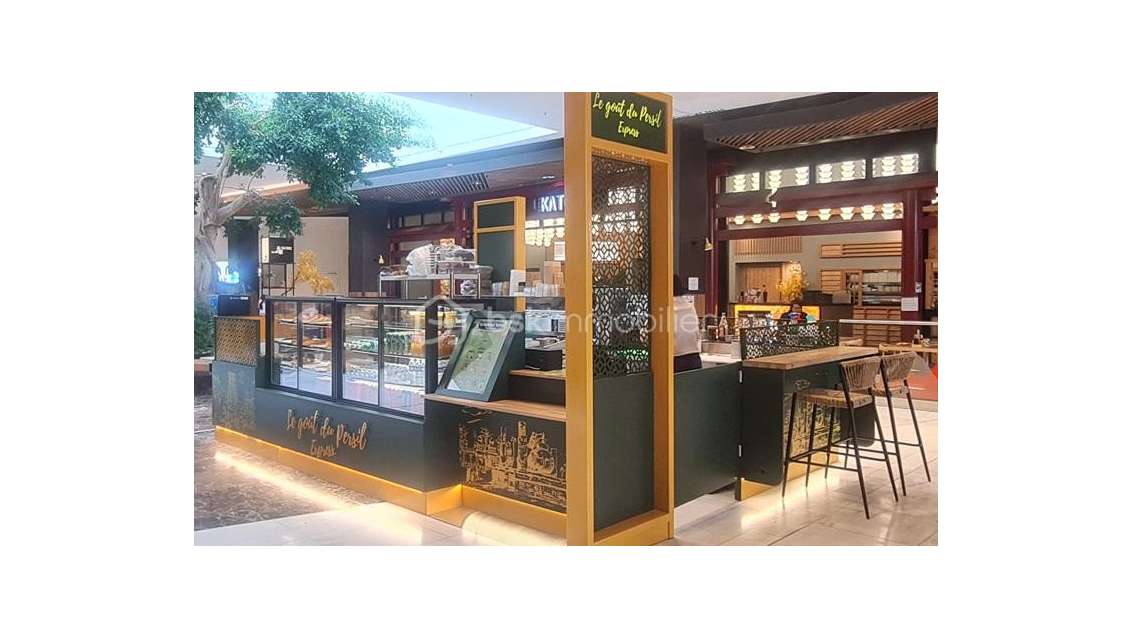 Vente kiosque centre cial Lieusaint Carré Sénart