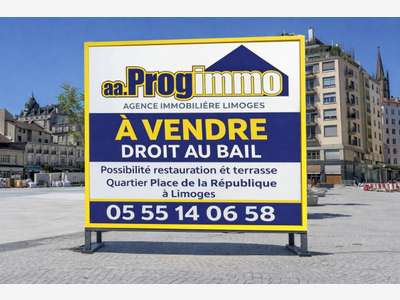 Cède bail local 100m² à Limoges centre République