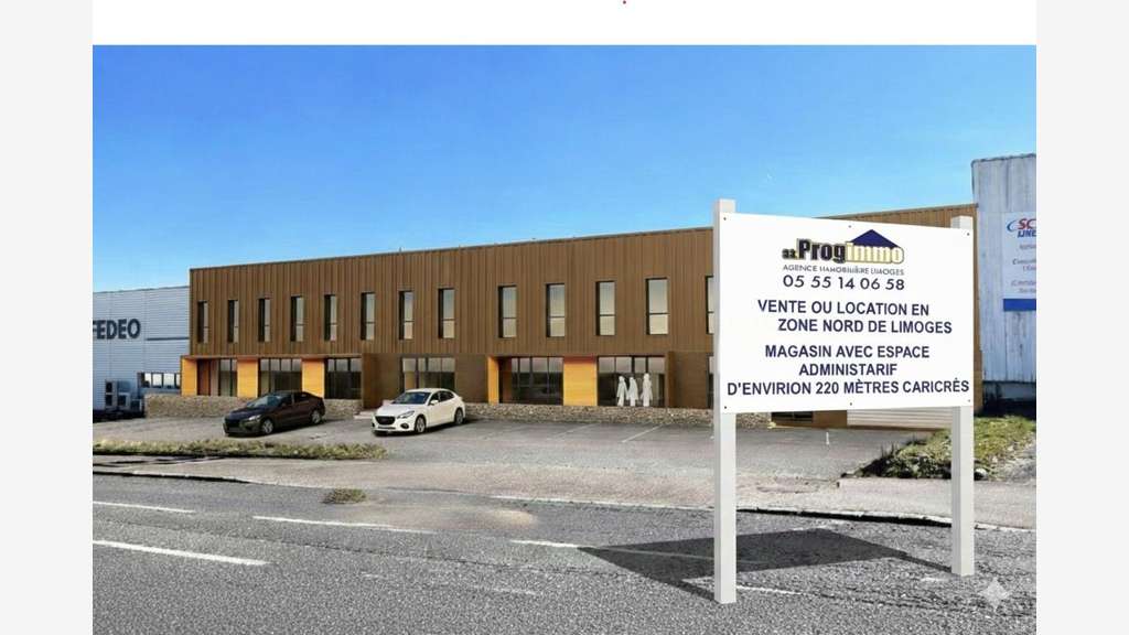 AV local commercial 22m² + bureaux 202m² Limoges