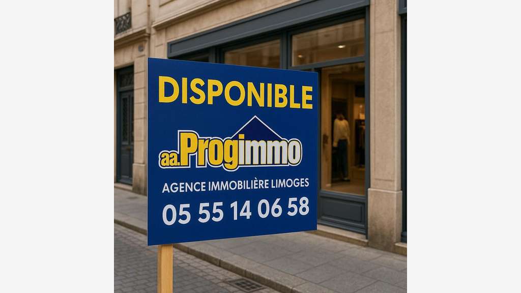 AV murs commerciaux 20m² à Limoges emplacement N°1