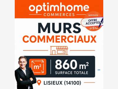 Vente murs commerciaux loués 860m² Lisieux (14100)