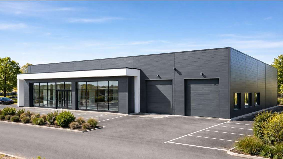 Vente bâtiment industriel récent 500m² à Locminé