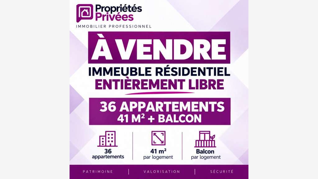 Immeuble de rapport de 1806m² à vendre Metz Nord