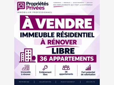 Immeuble de rapport de 1806m² à vendre Metz Nord