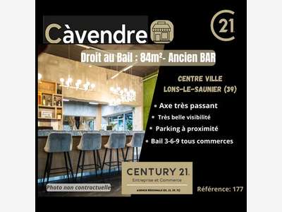 Vente droit au bail 84m² centre Lons le Saunier