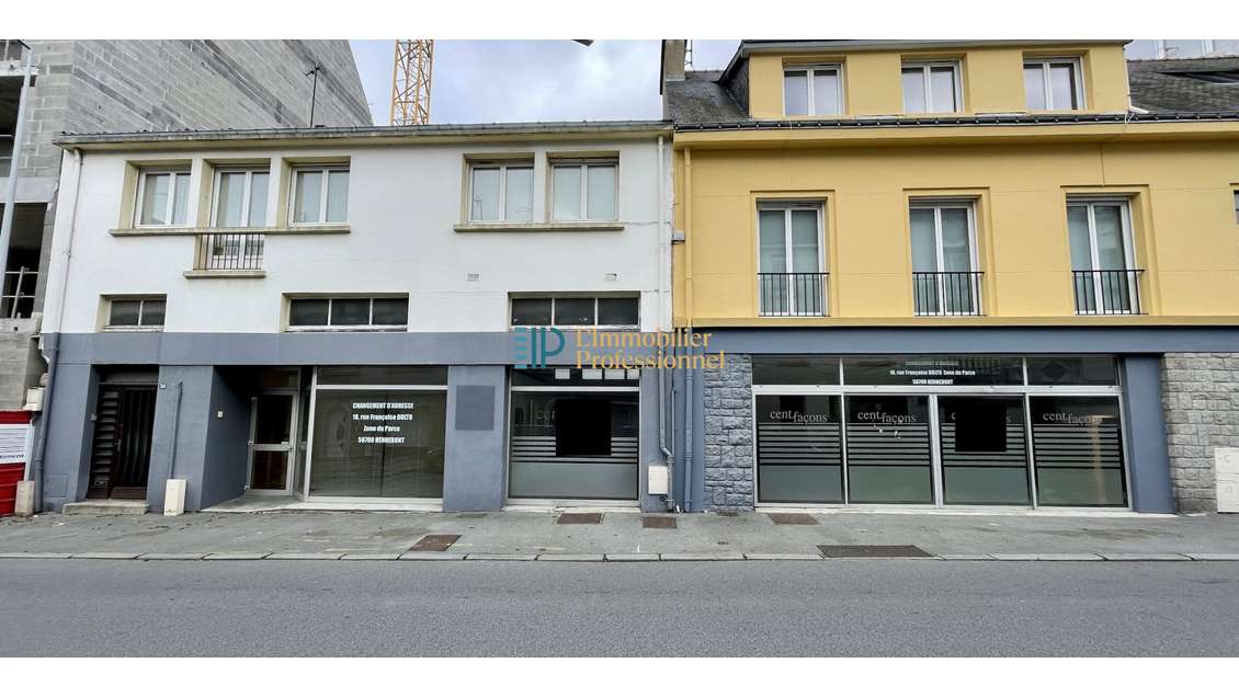 Vente 2 locaux commerciaux 424m² Lorient centre