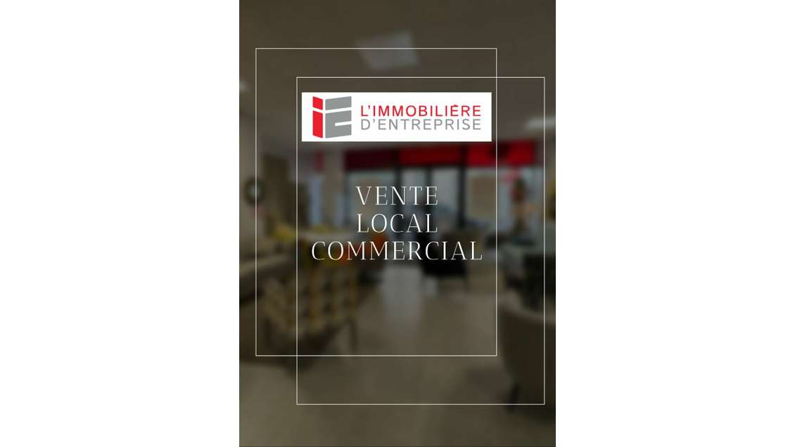 Vente local commercial 260m² axe passant à Lorient