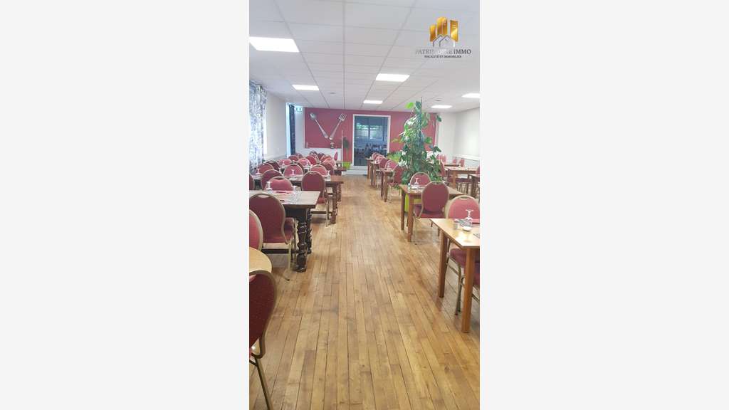 Vente murs commerciaux restaurant + appart Luceau