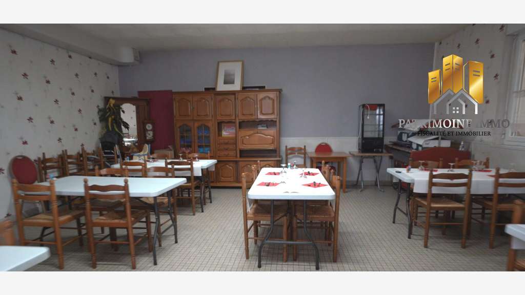 Vente murs commerciaux restaurant + appart Luceau