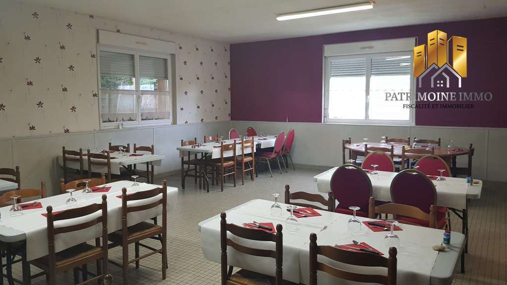 Vente murs commerciaux restaurant + appart Luceau