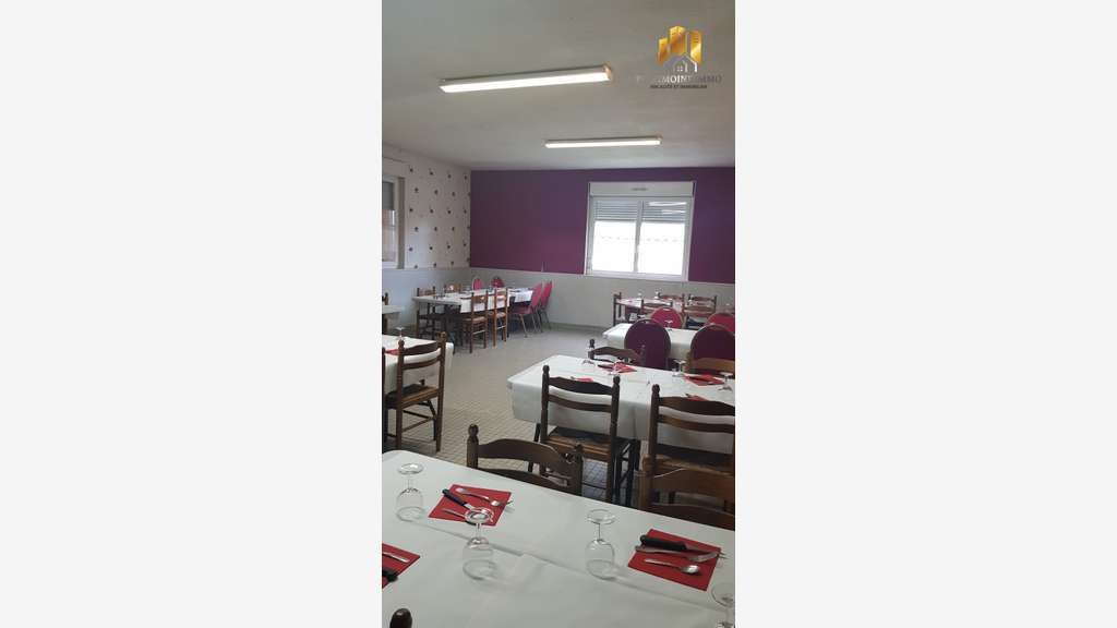 Vente murs commerciaux restaurant + appart Luceau