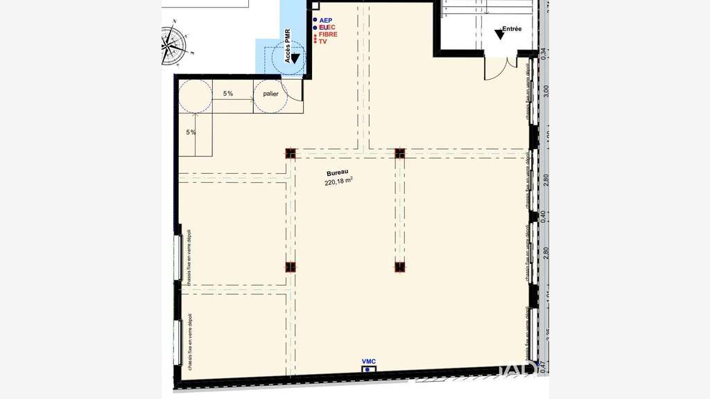 Vente local commercial 220m² à Lunel