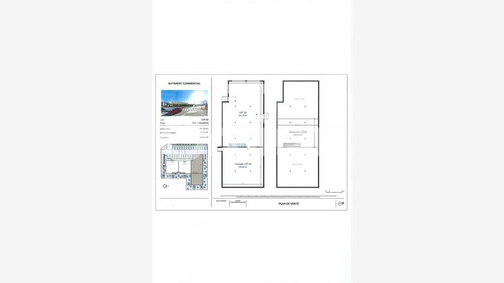 Vente locaux professionnels de 125m² à Lunel