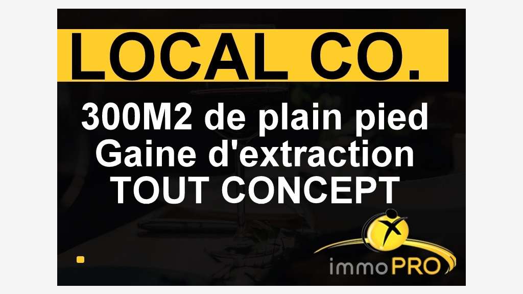 Droit au bail local commercial 300m² à Lyon 69002