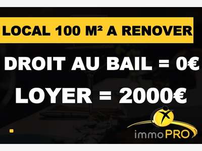 Pas de droit d'entrée pour ce local commercial de 