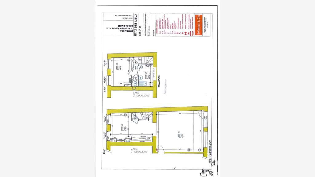 Vente local commercial de 62m² à Lyon Croix-Rousse
