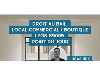 Vente Locaux commerciaux - Boutiques à Lyon 5e