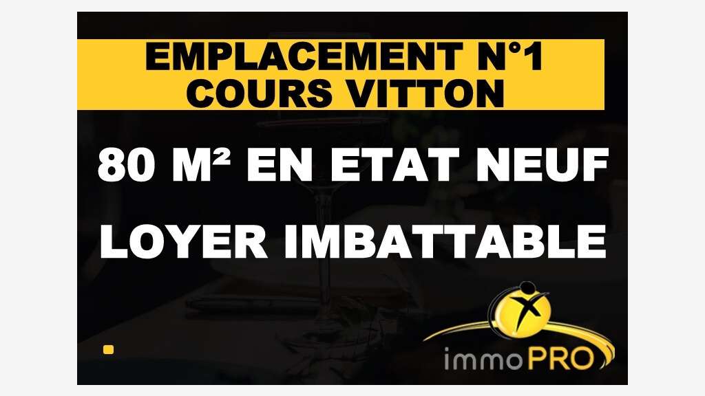 AV beau local 80m² de plein pied à Lyon M° Masséna