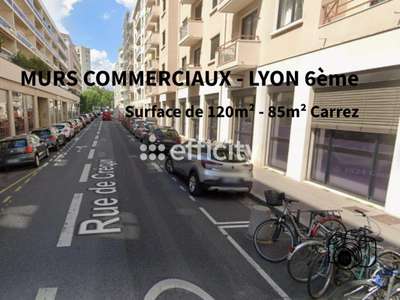 Vente local commercial 120m² Rue de Créqui Lyon 6e