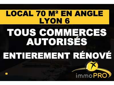 Vente Locaux commerciaux - Boutiques à Lyon 6e