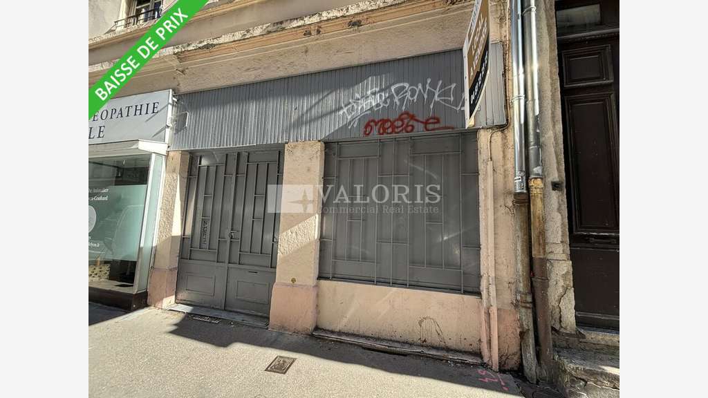 Vente local commercial 50m² empl passant Lyon 6e
