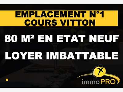 AV beau local de 80m² de plain pied à Lyon 69006