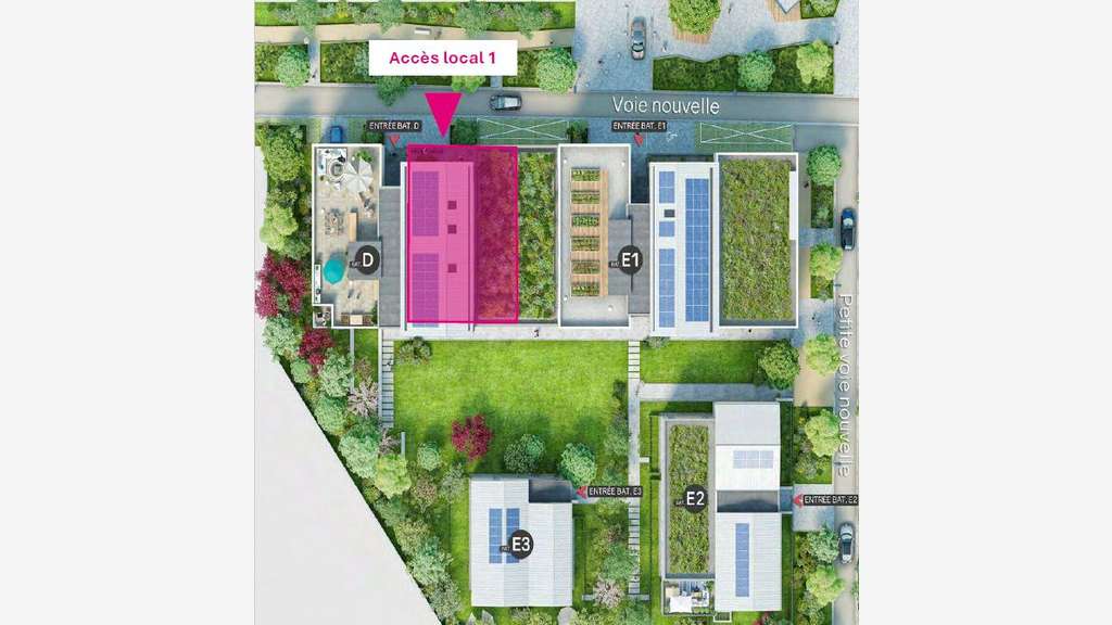 Local d activité neuf 305m² à Lyon 7e