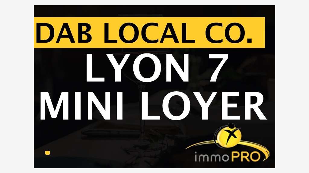 Droit au bail local 50m² emplacement top à Lyon 07