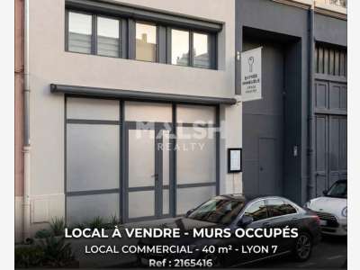 LOCAL COMMERCIAL - VENTE DE MURS - 40 m² - LYON 7
