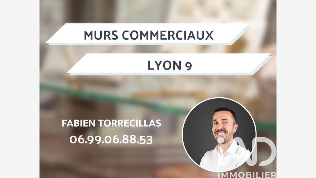 Vente local commercial de 34m² à Lyon 69009 Vaise