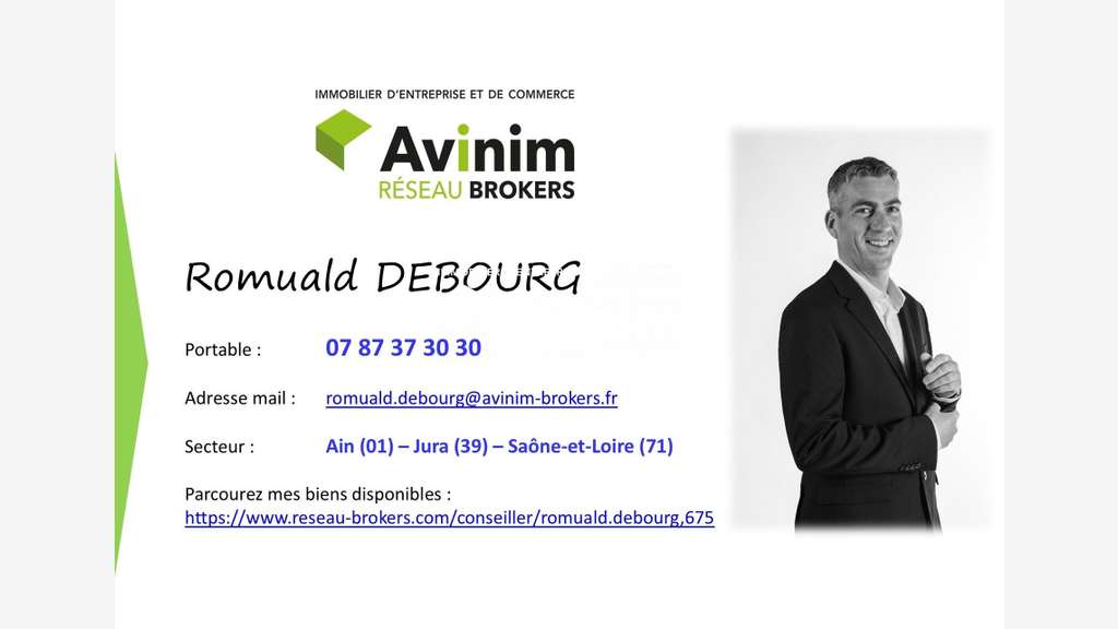 Vente local d'activité 890m² centre ville Mâcon
