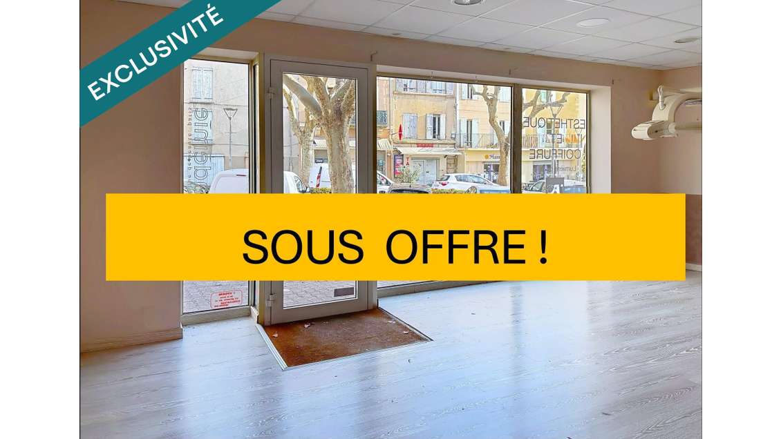 Vente local commercial 114m² à Manosque