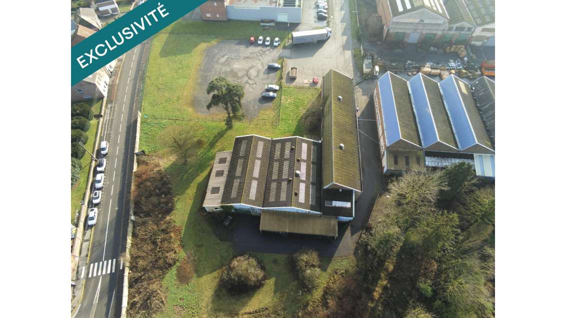Vente bâtiment industriel 1100m² sur terrain Marly