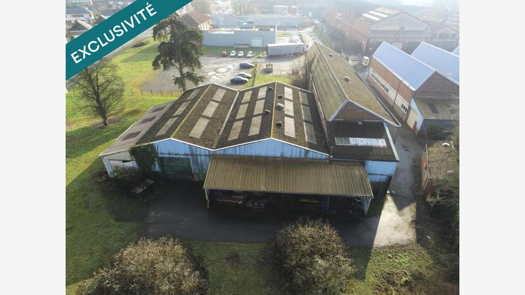 Vente bâtiment industriel 1100m² sur terrain Marly
