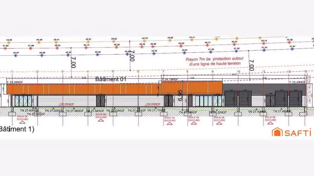 Cède local commercial neuf 1633m² en VEFA Marmande