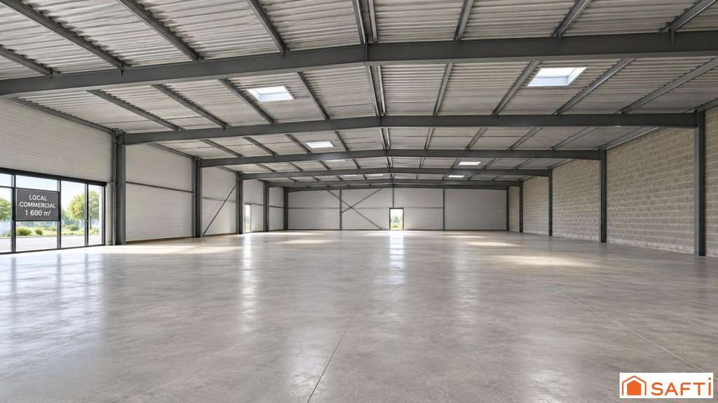 Cède local commercial neuf 1633m² en VEFA Marmande