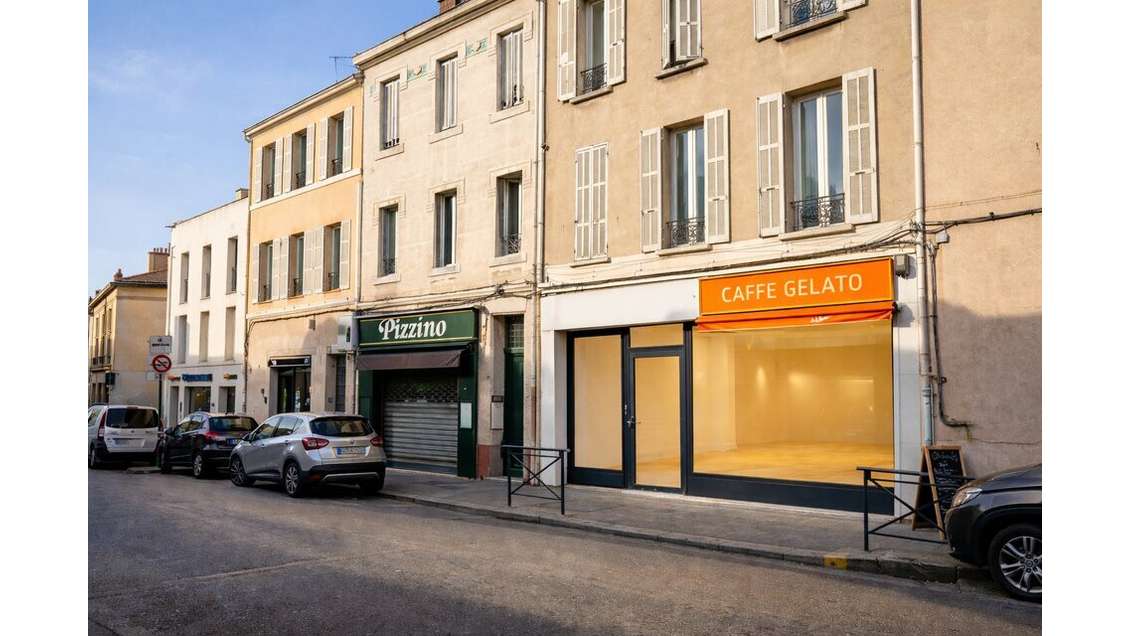 Cède local commercial de 130m² à Marseille 13012