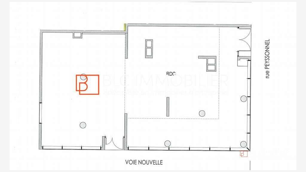 LOCAL COMMERCIAL A VENDRE 203 m2 LA JOLIETTE 13003