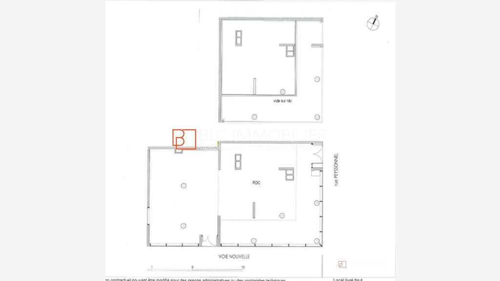 LOCAL COMMERCIAL A VENDRE 203 m2 LA JOLIETTE 13003