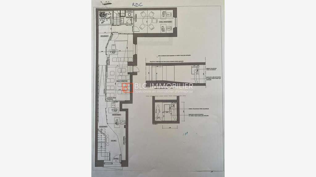 Local commercial à vendre 160m² Marseille Baille 