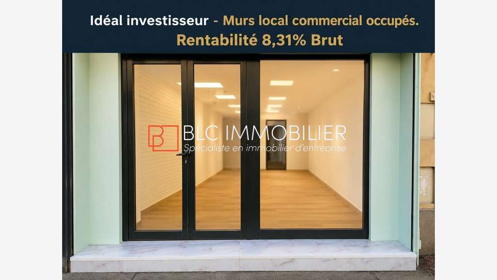 Cède murs occupés 32m² à Marseille 13009 Mazargues