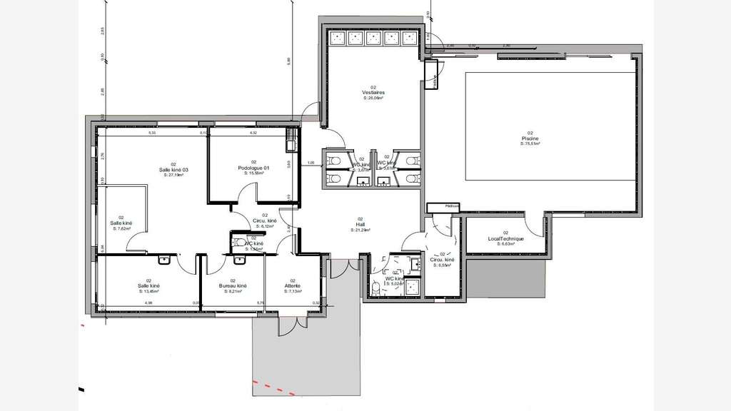Vente bâtiment professionnel 191m² à Mayet