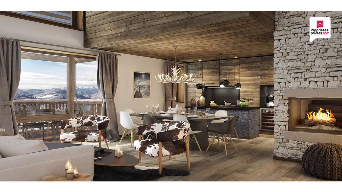 AV appartement 3 pièces au pied des pistes Megève